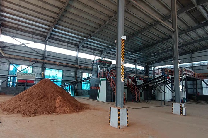 污染土修复现场