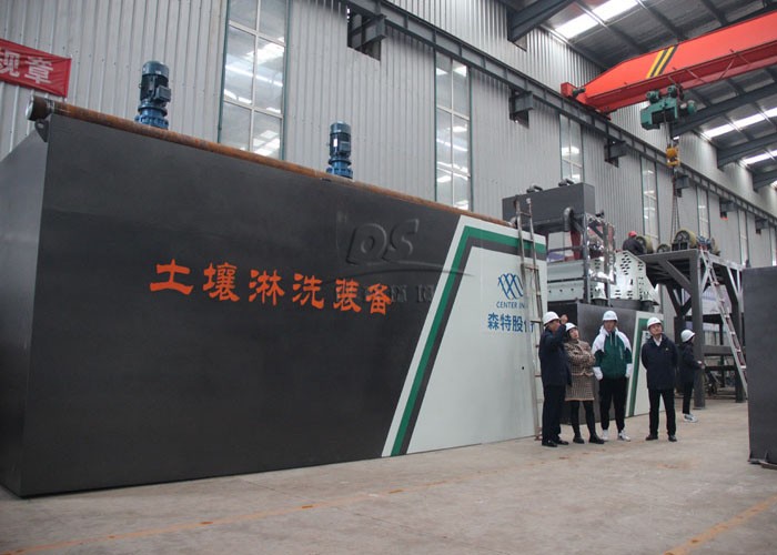 撬装式土壤淋洗设备生产车间 撬装式土壤淋洗设备生产车间