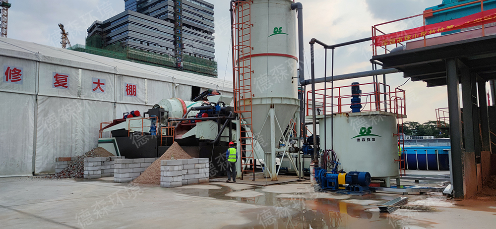 快盈VIII深圳某淋洗修复现场